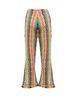 Nessi Byrd Nessi Byrd Girls' Crochet Knit Flare Pants with Wavy Pattern Beach Trousers - 3