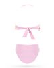Nessi Byrd Nessi Byrd Girls' Halter Neck Cowrie Shell Fringe and Colorful Beads One-Piece Swimsuit - 2