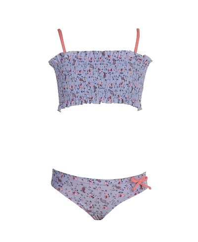 Nessi Byrd Nessi Byrd Girls' Lavender Two-Piece Swimsuit
