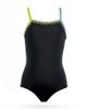 Nessi Byrd Nessi Byrd Girls' Multi-Color Embroidery Trim One-Piece Swimsuit- Little Kid, Big Kid - 1