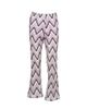 Nessi Byrd Nessi Byrd Girls' Retro Lavender Zig-Zag Beach Trousers - 1