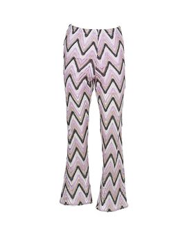 Nessi Byrd Nessi Byrd Girls' Retro Lavender Zig-Zag Beach Trousers
