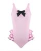 Nessi Byrd Nessi Byrd Girls' Scoop-Neck Bow AppliquA Triple-Tiered Ruffle One-Piece Swimsuit- Little Kid, Big Kid - 1