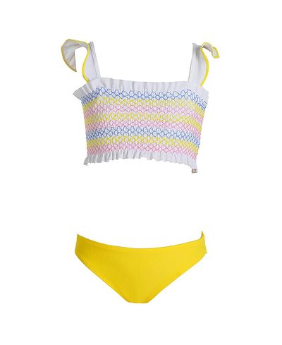 Nessi Byrd Nessi Byrd Girls' Sunshine Two-Piece Bikini Top and Bottom Swimsuit