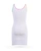 Nessi Byrd Nessi Byrd Girls' Textured with Multi-Color Whip-Stitch Trim Tank Dress - 3