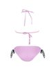 Nessi Byrd Nessi Byrd Girls' Zig-Zag Knit Triangle with Adjustable Beaded Ties Two-Piece Swimsuit - 2