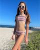 Nessi Byrd Nessi Byrd Girls' Zig-Zag Knit with High-Neck Halter and Side-Ties Two-Piece Swimsuit - 4