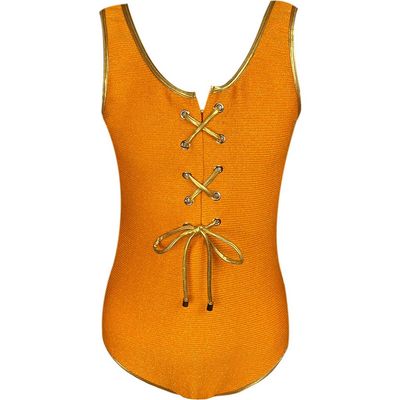 NESSI BYRD NESSI BYRD Kids' Casual Eyelet Detail One-Piece Swimsuit