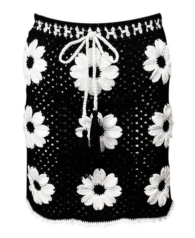 Nessi Byrd Nessi Byrd Unisex Oila Hand Made Crochet Skirt