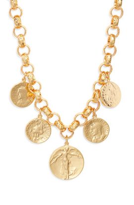 NEST Jewelry NEST Jewelry Coin Drop Rolo Chain Necklace