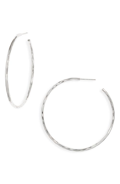 NEST Jewelry NEST Jewelry Skinny Hammered Hoop Earrings