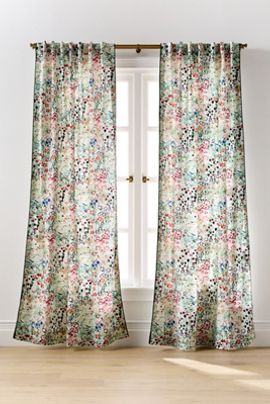 Nesting with Grace @nestingwithgrace Cotton Floral Printed Curtain