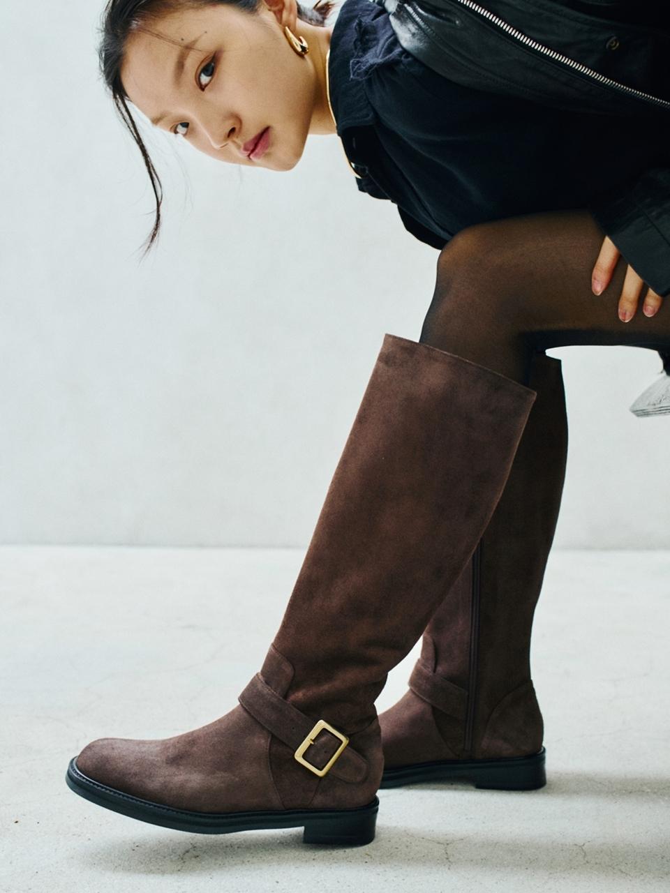 Neute 40mm Christian Buckle Long Boots (2 Colors)