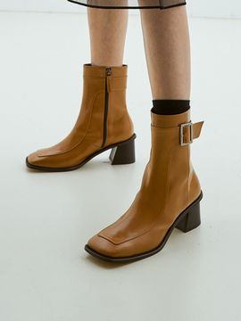 Neute 60mm Judd Square Toe Ankle Boots (Brown)