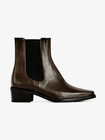 Neute Ezra Square-Toe Chelsea Boots_Brown