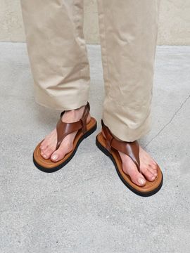 Neute Pacific Leather Flip-flop Sandal_Brown