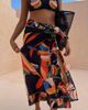 Never Fully Dressed Never Fully Dressed beach sarong skirt in black banana print - 1
