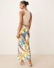 Never Fully Dressed Never Fully Dressed Dorris maxi skirt in blue palm print - part of a set - 3