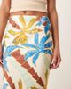 Never Fully Dressed Never Fully Dressed Dorris maxi skirt in blue palm print - part of a set - 4