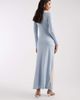 Never Fully Dressed Never Fully Dressed Dorris ribbed maxi skirt in ice blue sun print - part of a set - 3