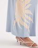 Never Fully Dressed Never Fully Dressed Dorris ribbed maxi skirt in ice blue sun print - part of a set - 4