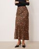 Never Fully Dressed Never Fully Dressed dorris satin maxi skirt in cherry leopard print-Multi - 2
