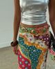 Never Fully Dressed Never Fully Dressed Dorris satin maxi skirt in pastel print-Multi - 3