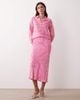 Never Fully Dressed Never Fully Dressed dorris satin maxi skirt in pink paisley - part of a set - 1