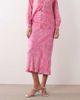 Never Fully Dressed Never Fully Dressed dorris satin maxi skirt in pink paisley - part of a set - 3