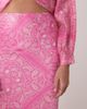 Never Fully Dressed Never Fully Dressed dorris satin maxi skirt in pink paisley - part of a set - 4