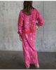 Never Fully Dressed Never Fully Dressed dorris satin maxi skirt in red and pink paisley - 3
