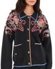 Never Fully Dressed Never Fully Dressed Embroidered Paisley Cardigan Black - 1