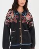 Never Fully Dressed Never Fully Dressed Embroidered Paisley Cardigan Black - 2