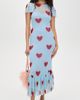 Never Fully Dressed Never Fully Dressed Katie Heart Mesh Dress Blue - 2