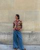 Never Fully Dressed Never Fully Dressed knit crew neck cardigan in mushroom print-Multi - 2