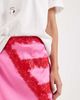 Never Fully Dressed Never Fully Dressed lace trim satin maxi skirt in pink and red - part of a set - 3