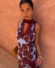 Never Fully Dressed Never Fully Dressed Maeva bias cut satin maxi skirt in poppy print - part of a set-Multi - 3
