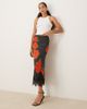 Never Fully Dressed Never Fully Dressed Maeva midi skirt in poppy print-Multi - 1
