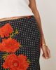 Never Fully Dressed Never Fully Dressed Maeva midi skirt in poppy print-Multi - 4