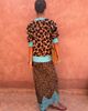 Never Fully Dressed Never Fully Dressed Maeva satin bias maxi skirt with lace detail in leopard print-Multi - 2