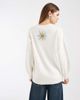 Never Fully Dressed Never Fully Dressed Martha knit embroidered longline button down cardigan in cream-White - 4