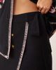 Never Fully Dressed Never Fully Dressed night garden embroidered mini skirt in black - part of a set - 4