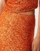 Never Fully Dressed Never Fully Dressed sequin maxi skirt in rust - part of a set-Orange - 4