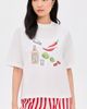 Never Fully Dressed Never Fully Dressed Spicy Margarita Ingredients T-Shirt White - 2