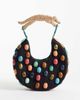 Never Fully Dressed Never Fully Dressed stone-detail beaded bag in black-Multi - 1