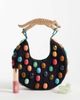 Never Fully Dressed Never Fully Dressed stone-detail beaded bag in black-Multi - 2