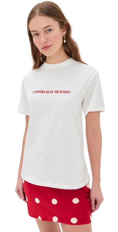 Never Fully Dressed Never Fully Dressed White Rodeo T-Shirt White