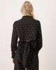 Never Fully Dressed Petite Never Fully Dressed Petite cotton hotfix studded bow back shirt in black - 3