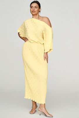 Never Fully Dressed Tilly Plus Draped Midi Dress