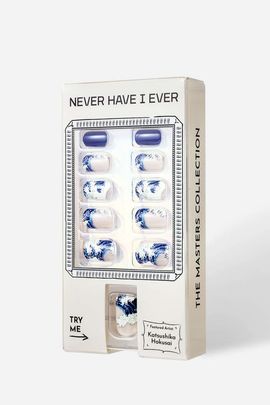 Never Have I Ever Never Have I Ever Katsushika Hokusai Great Wave Off Kanagawa Press On Nails